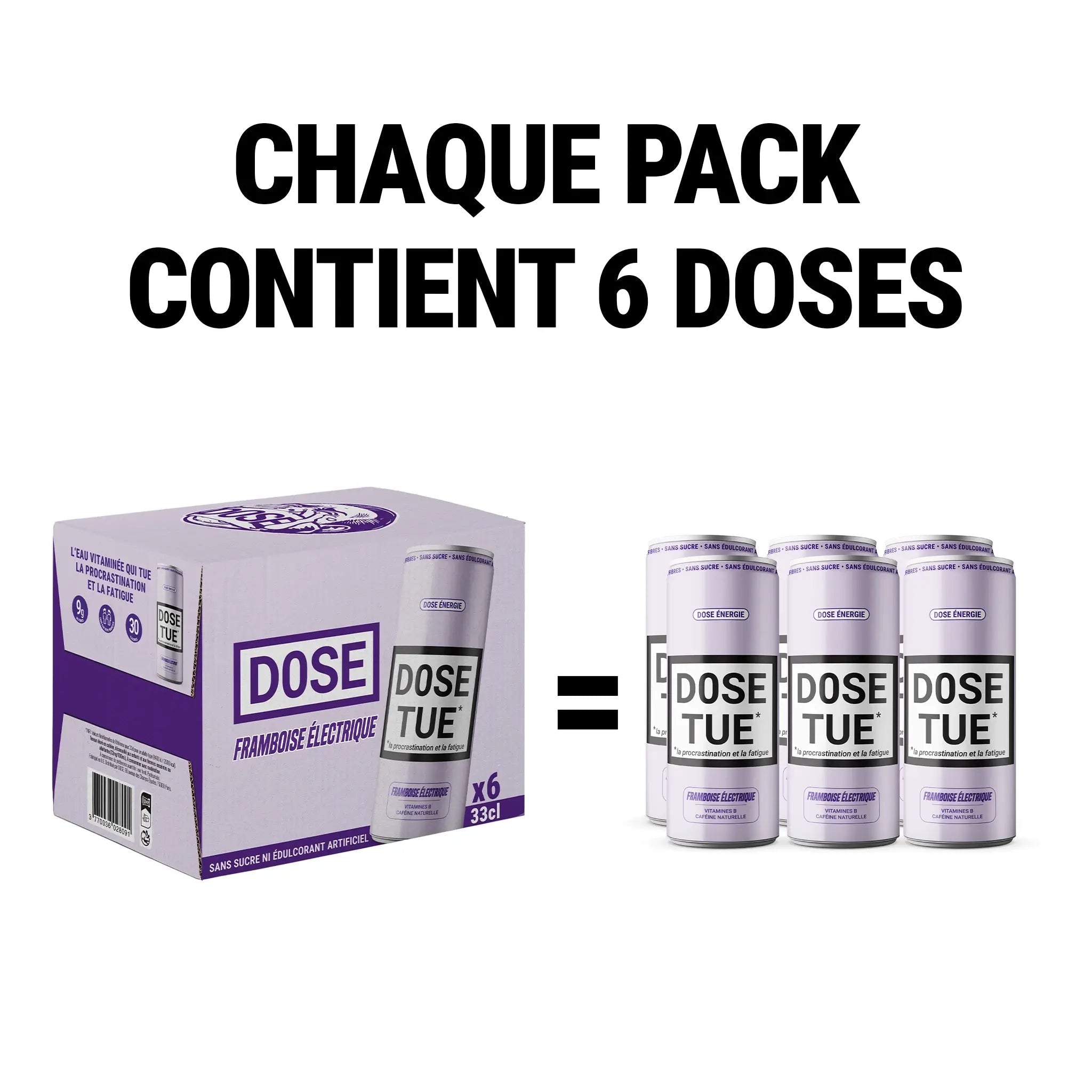 DOSE - EAU VITAMINÉE - DOSE
