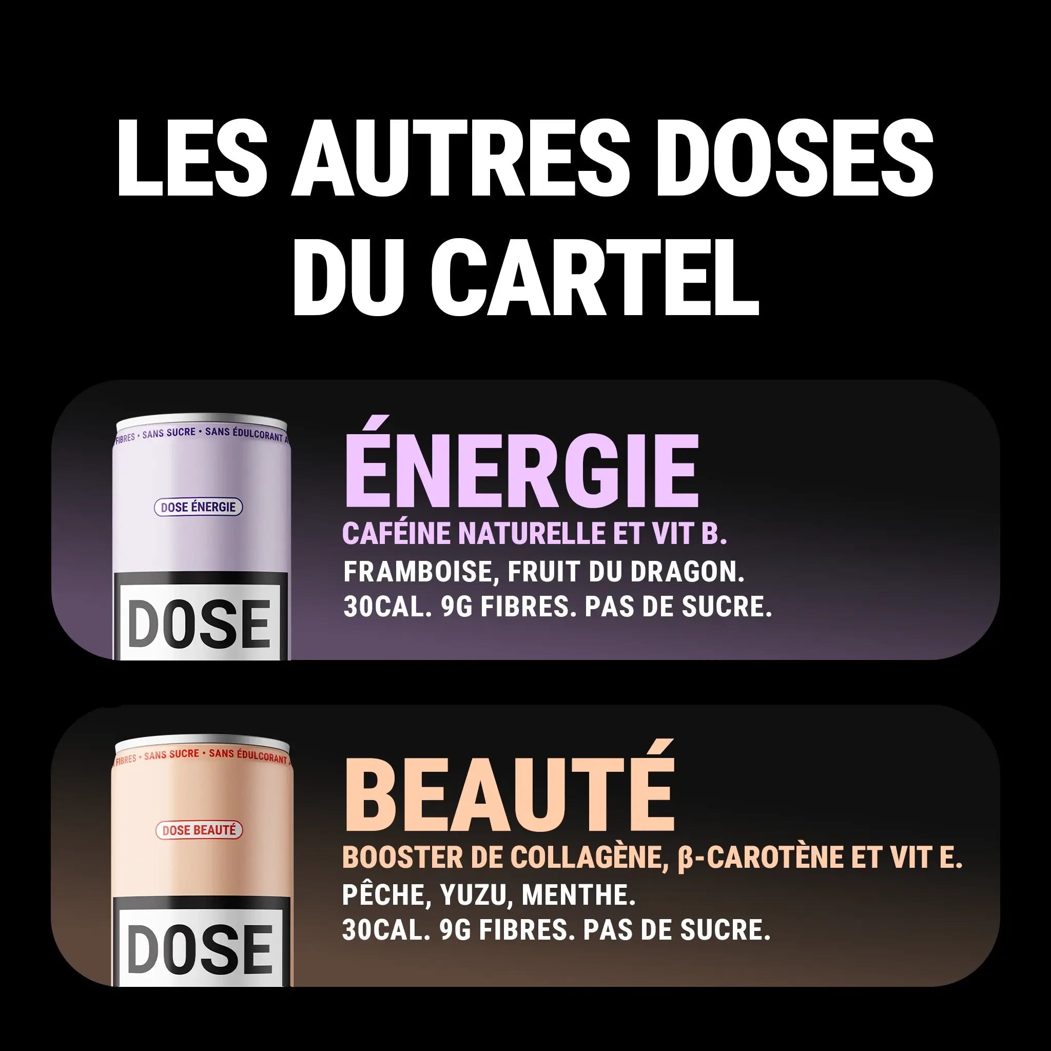 DOSE - EAU VITAMINÉE - DOSE