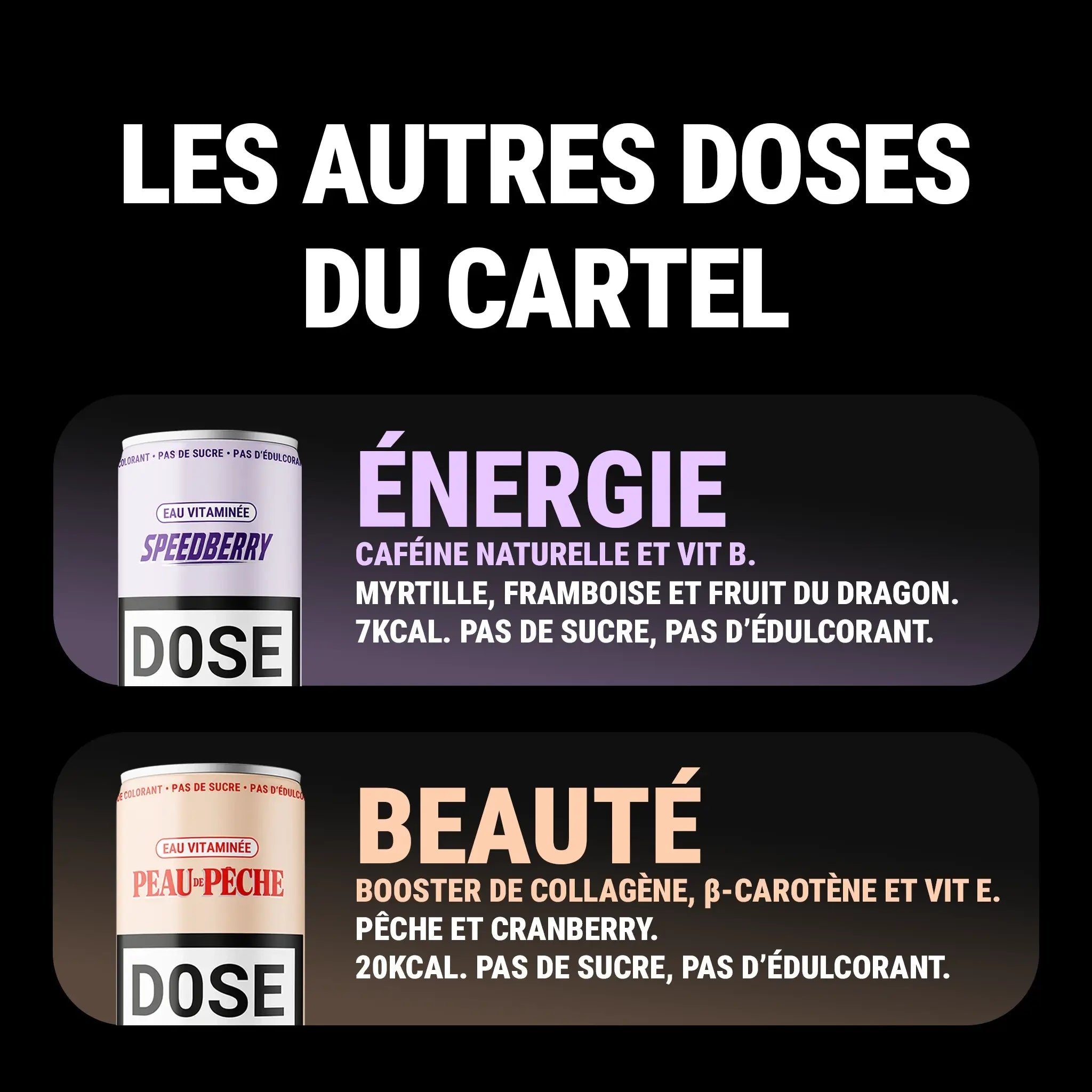 DOSE - EAU VITAMINÉE - DOSE
