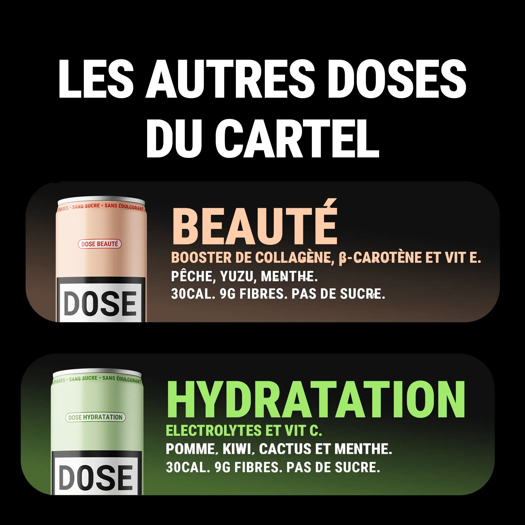 DOSE - EAU VITAMINÉE - DOSE